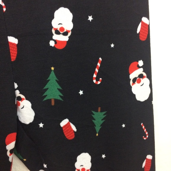 SO Christmas Santa Leggings Pajama Bottoms - Picture 5 of 8